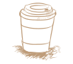 Coffee to go icon